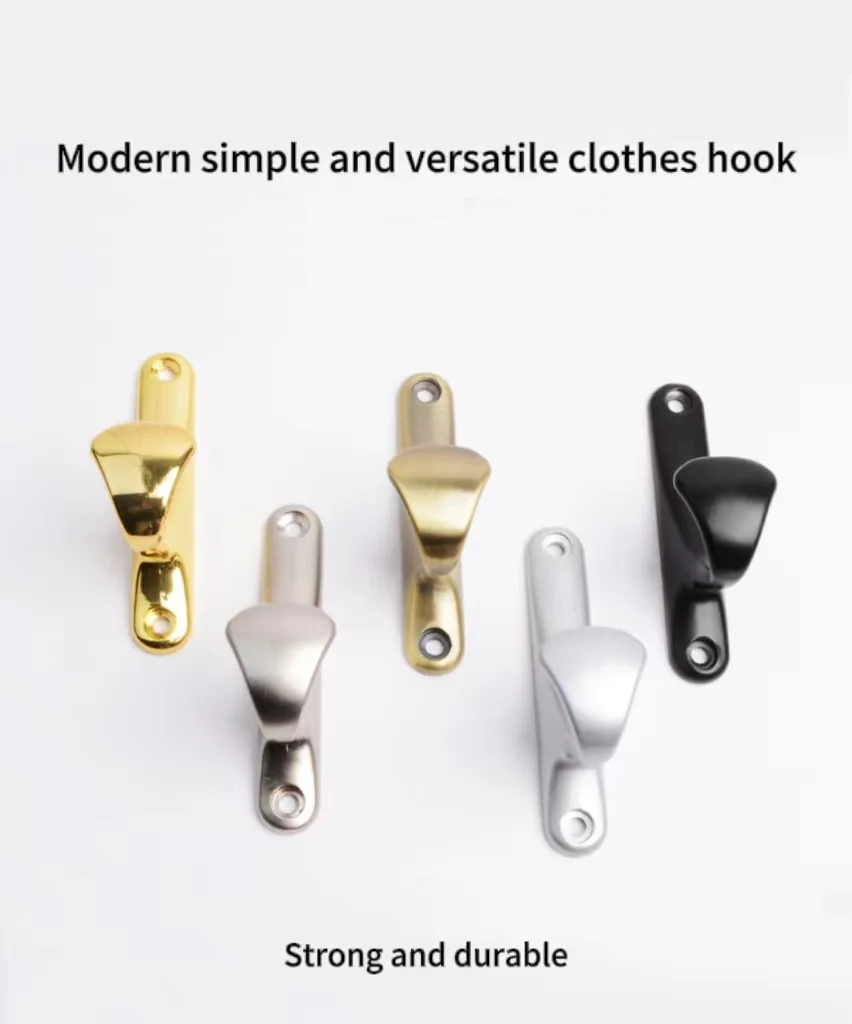 Aluminum Alloy Clothes Hooks Wardrobe Clothes Hooks Light Luxury and Simple - Image 2
