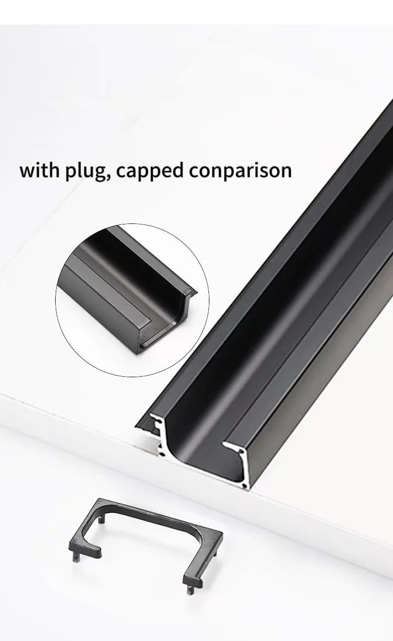 G Style Aluminum Alloy Profile Handle Light Luxury with Plug - Image 3