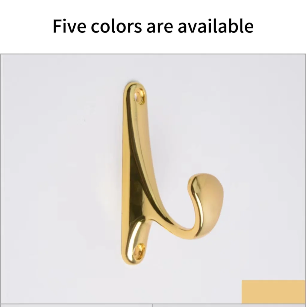Aluminum Alloy Clothes Hooks Wardrobe Clothes Hooks Light Luxury and Simple - Image 5
