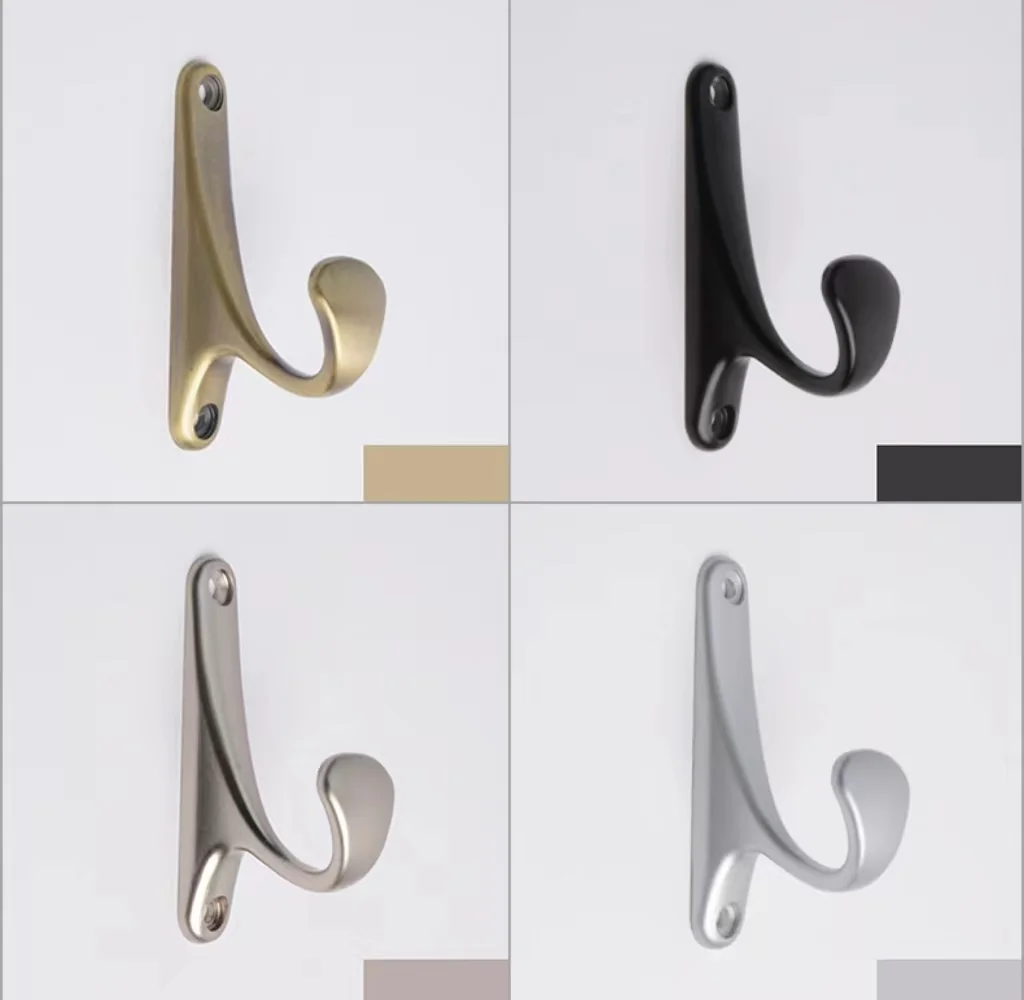 Aluminum Alloy Clothes Hooks Wardrobe Clothes Hooks Light Luxury and Simple - Image 6