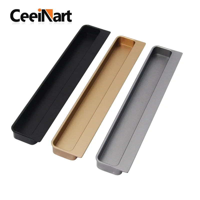 Hidden Handle Light Luxury Aluminum Alloy Profile Handle Factory Direct Sale