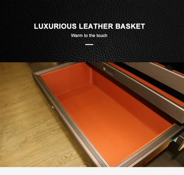 Modern Wardrobe Organizer Accessories Baskets Pull Out Storage Baskets - Image 3