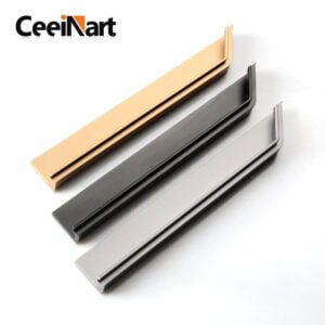 Single Bull Horn Type Aluminum Alloy Profile Handle Hidden Handle Light Luxury