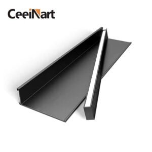 Aluminum Alloy Storage Rack Creative Bookshelf Wine Rack Simple Light Luxury LED Storage Rack