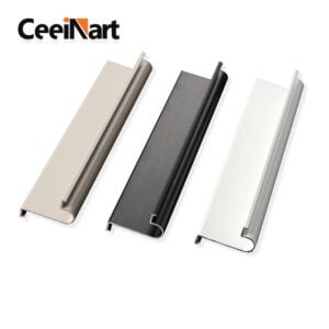 J type Mother and Child Section Handle Aluminum Alloy Profile Handle Light Luxury