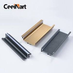 Handle-free Hidden Wardrobe Drawer Furniture Handle Middle Cabinet with Light Slot