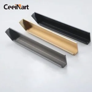 New Single Horn Style Hidden Handle Aluminum Alloy Profile Handle Light Luxury
