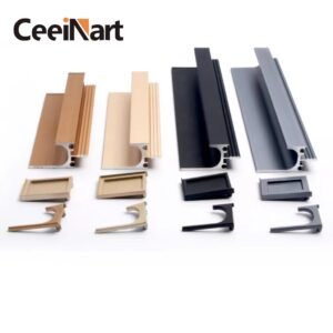 L Style Aluminum Alloy Profile Handle Light Luxury with Plug